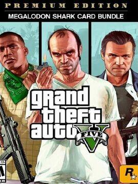 Grand Theft Auto V: Premium Online Edition & Megalodon Shark Card Bundle Europe Rockstar CD Key