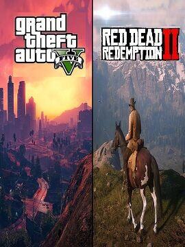 Grand Theft Auto V + Red Dead Redemption 2 Rockstar Account