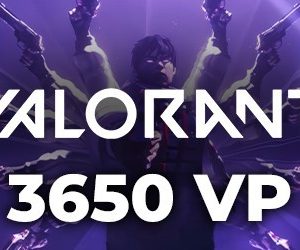 Valorant Points 3650 VP (850 TL RC)